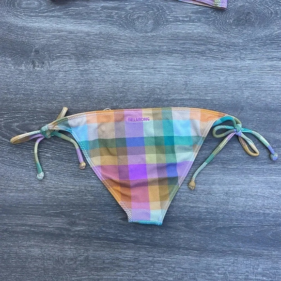 Billabong Warm Waves Drew Bikini Top & Tie Side Bikini Bottoms, multi - Picture 14 of 15